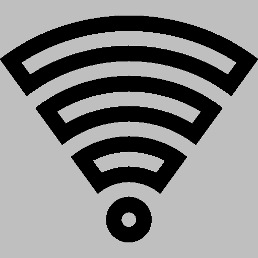 Black Wifi Icon