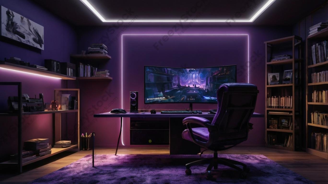 Download Free Gaming setup room