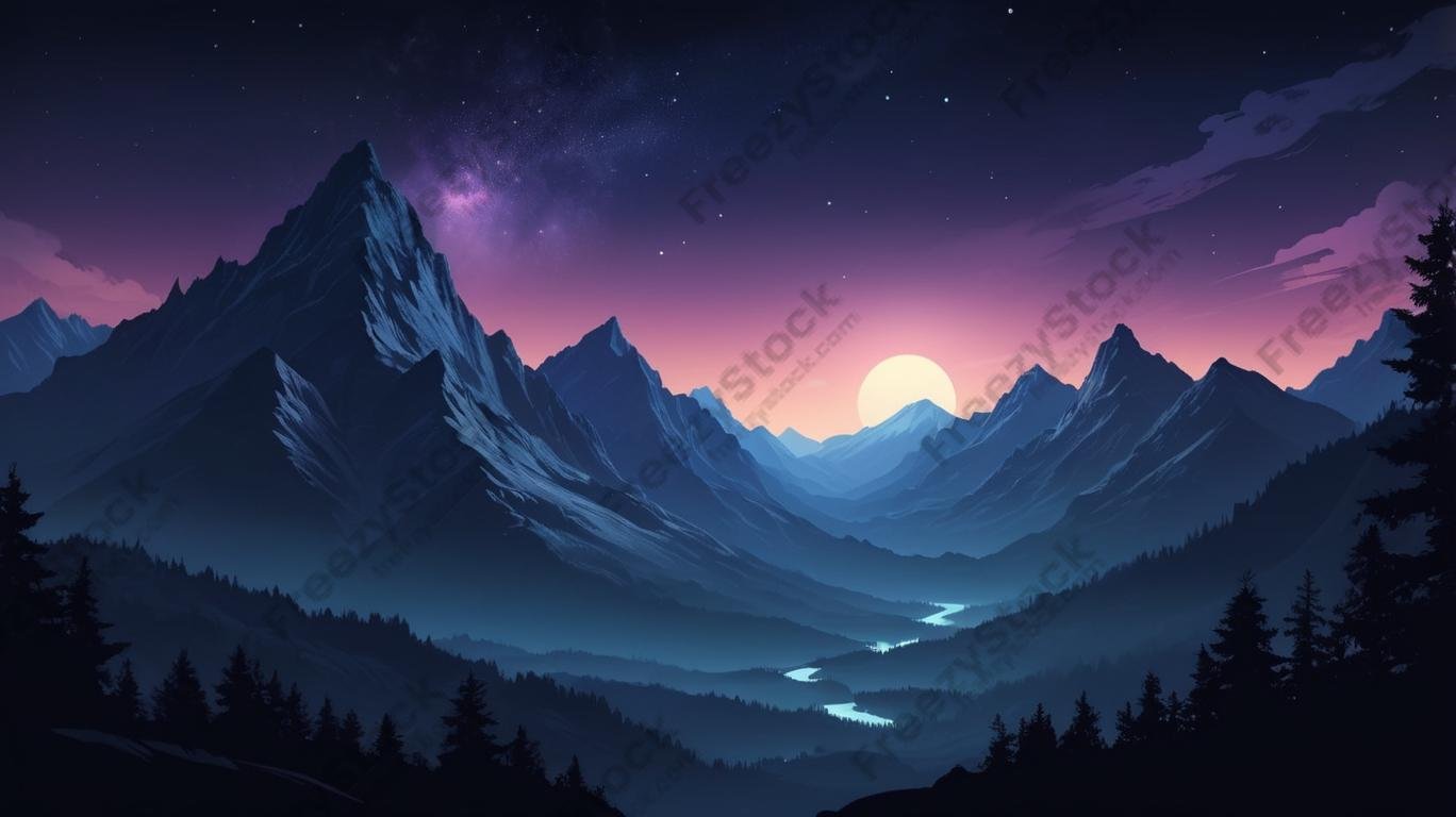 free night sky wallpaper