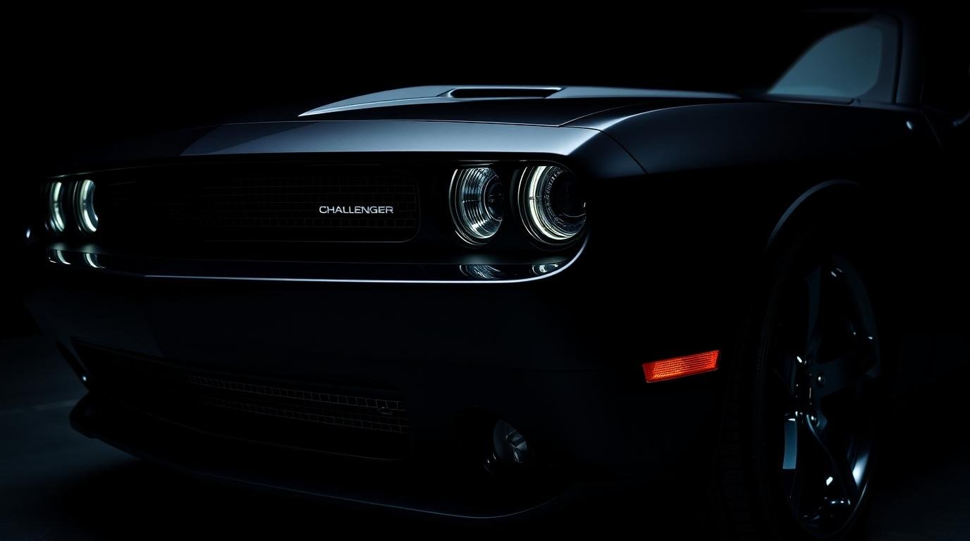 Dodge Challenger dark wallpaper HD