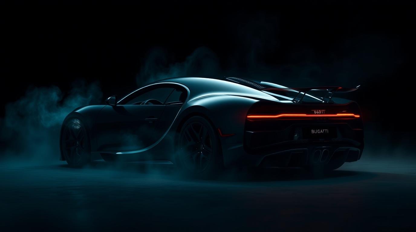 Buggati Chiron Dark wallpaper