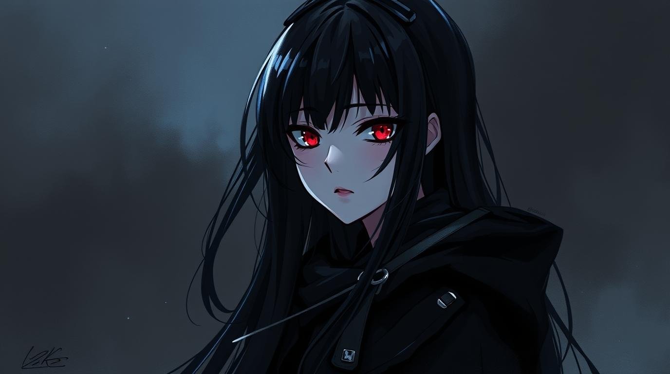 Dark Anime Girl wallpaper