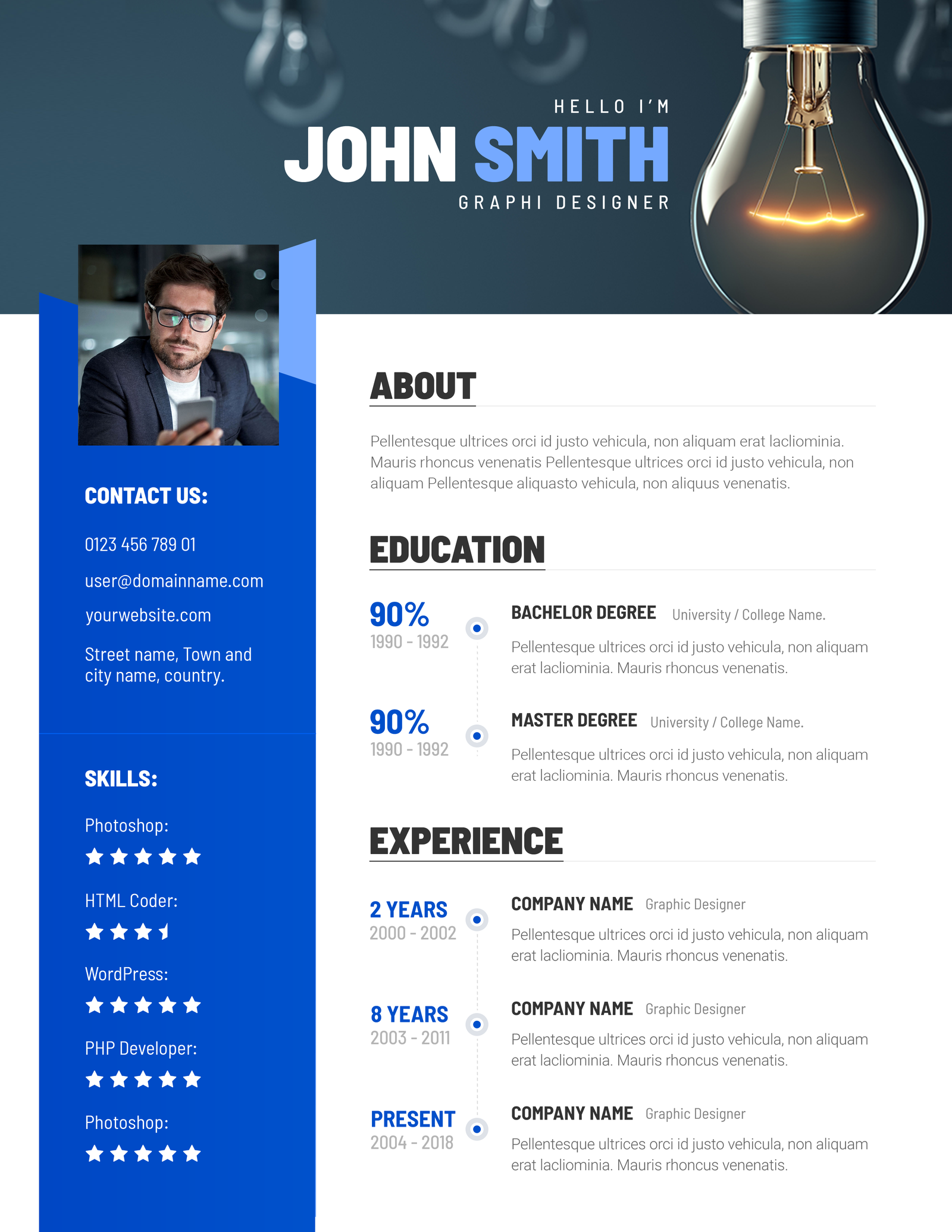 Download Free Free Resume Template For Students 2025 loading=