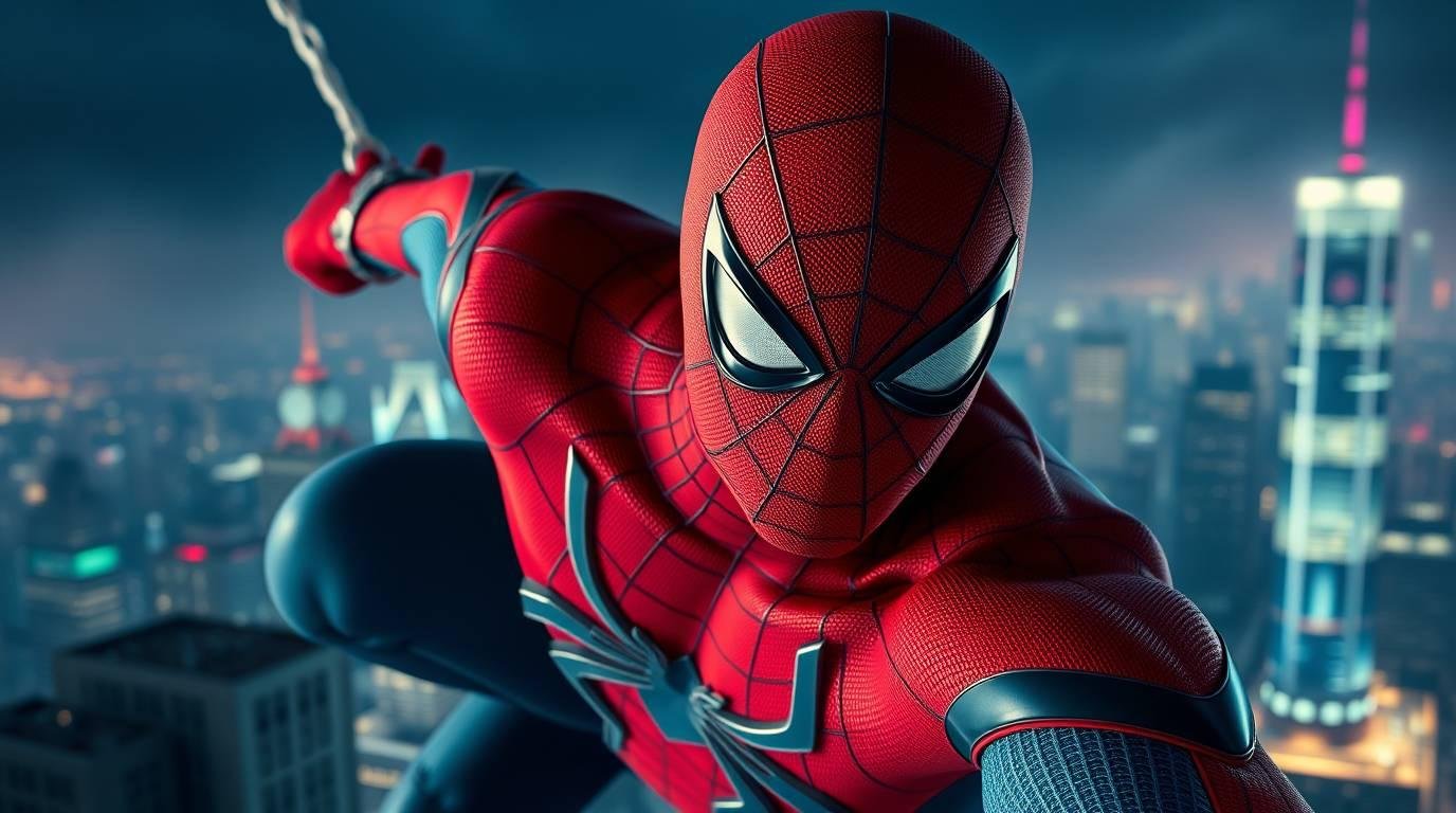 Download Free 3D Spider-Man Wallpaper loading=