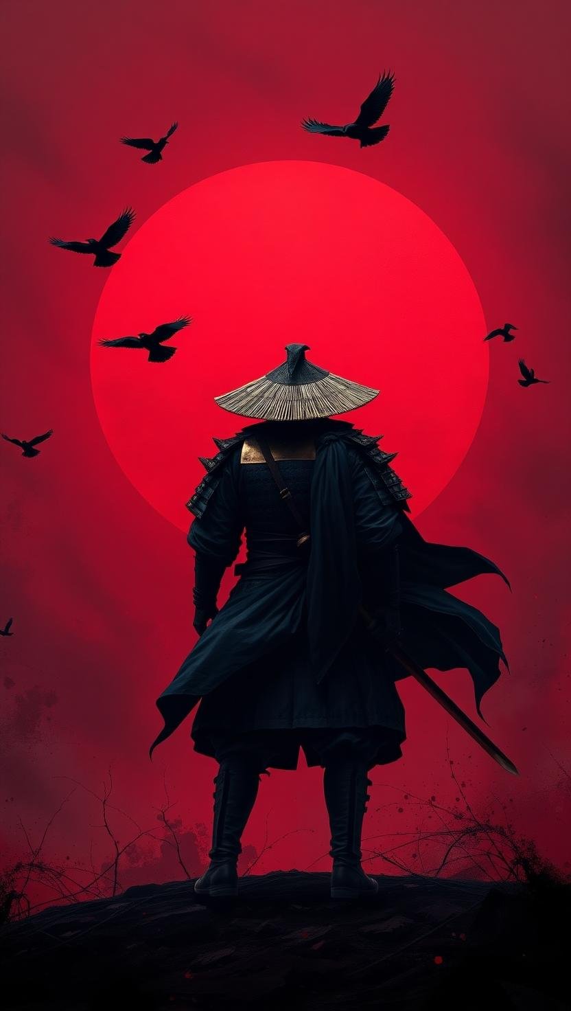 Download Free Dark Samurai Wallpaper Mobile loading=