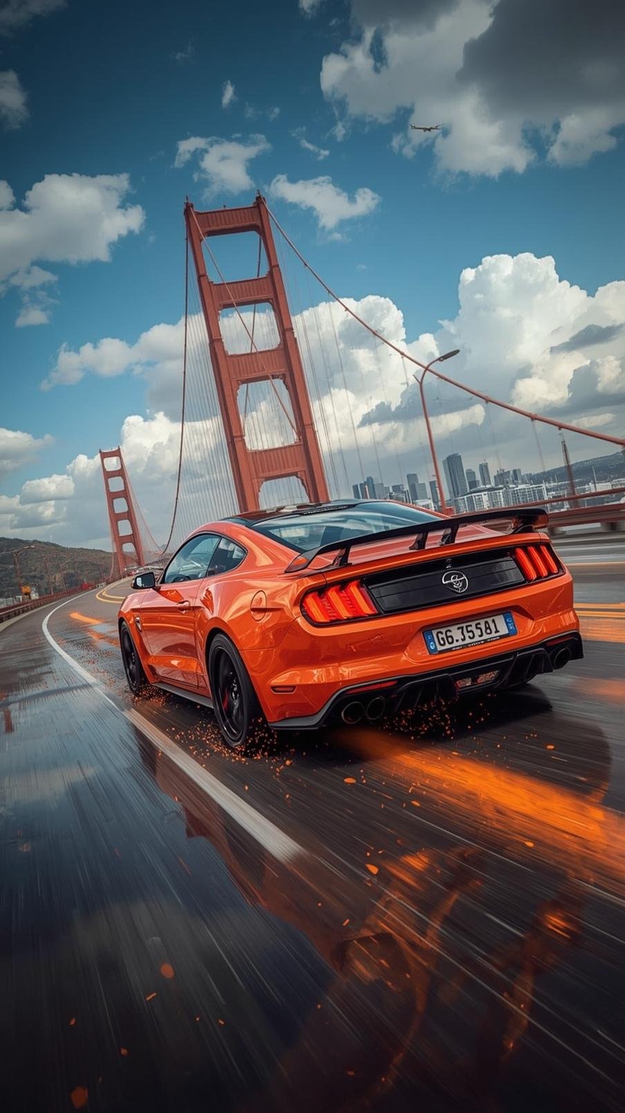 Download Free iphone lock screen mustang wallpaper loading=