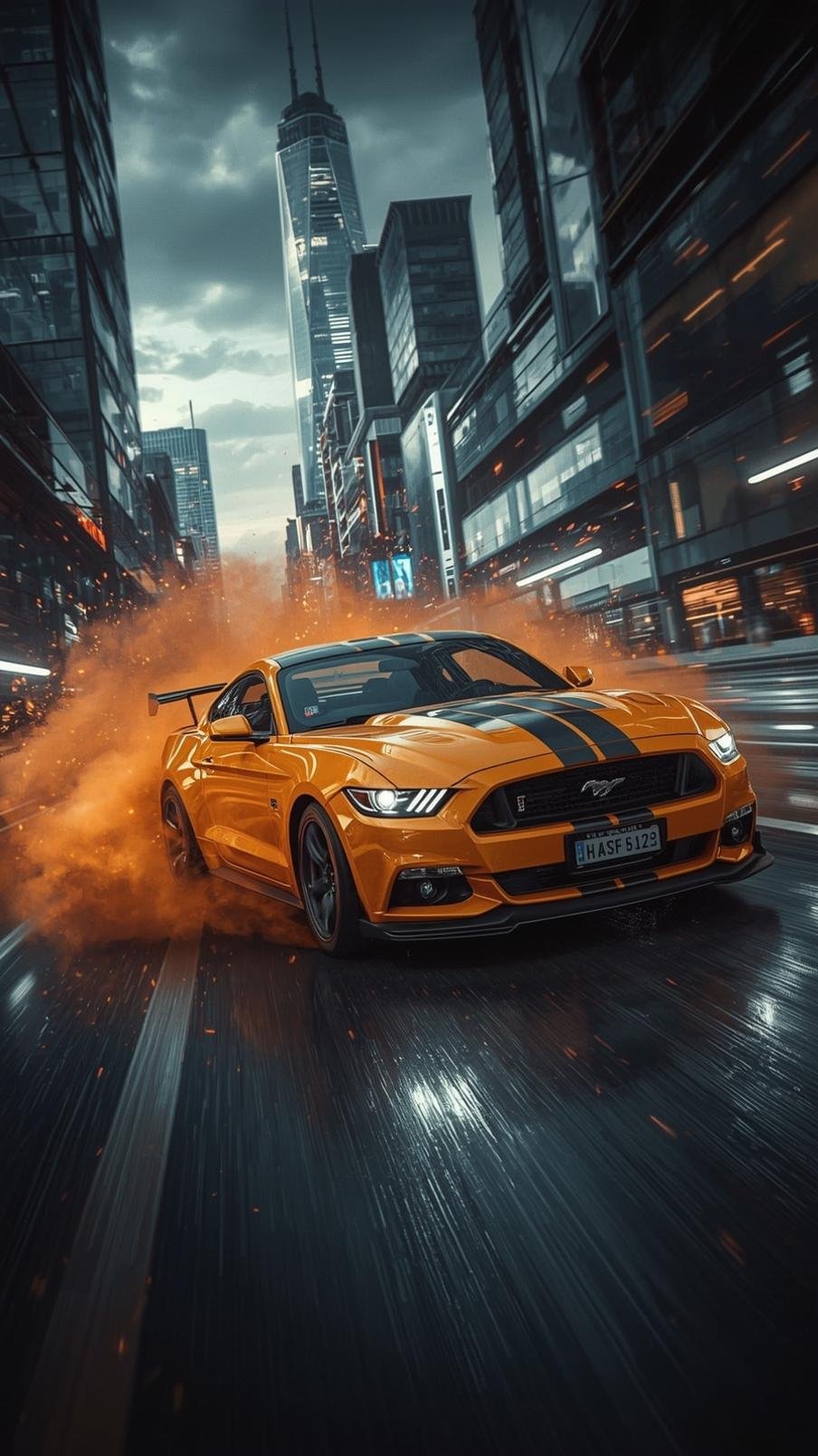 Download Free iphone lock screen mustang wallpaper loading=