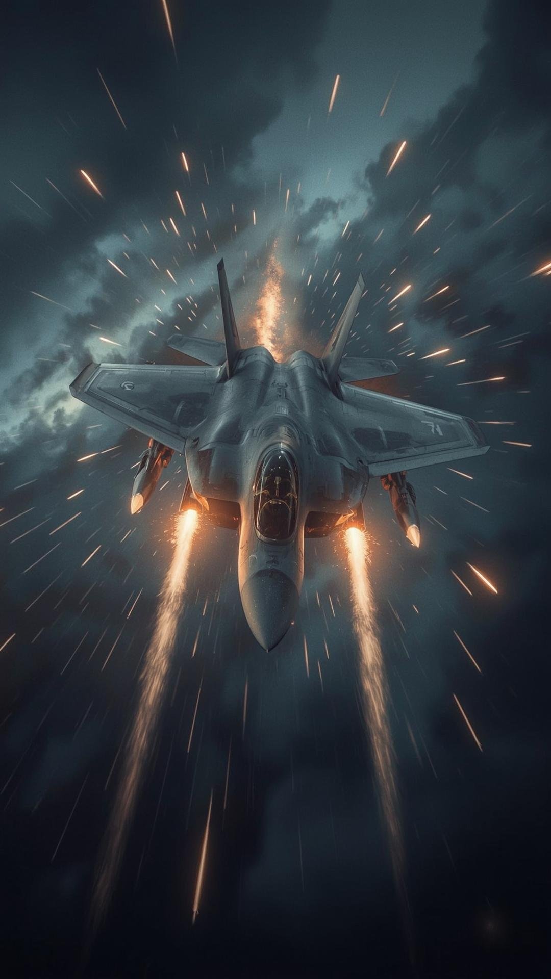Download Free Supersonic Fighter Jet Wallpaper loading=