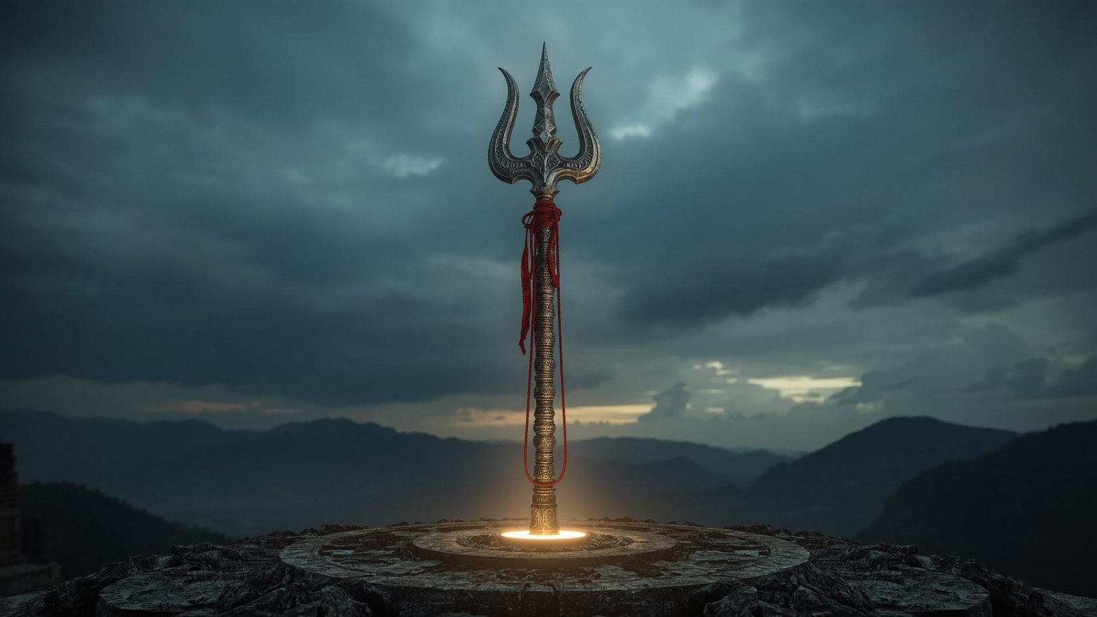 Download Free Lord Shiva Trishul Wallpaper 4K loading=