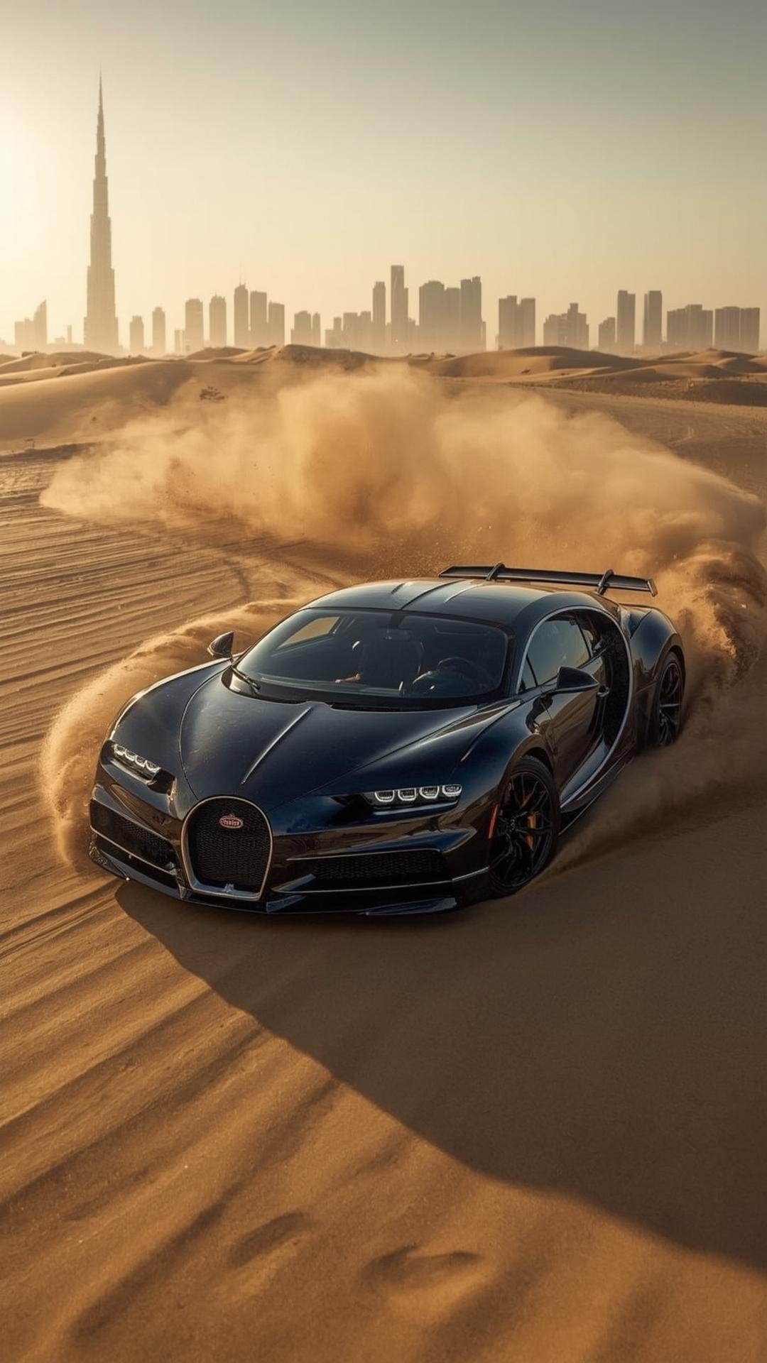 Download Free Bugatti Chiron Speed Blur Wallpaper loading=