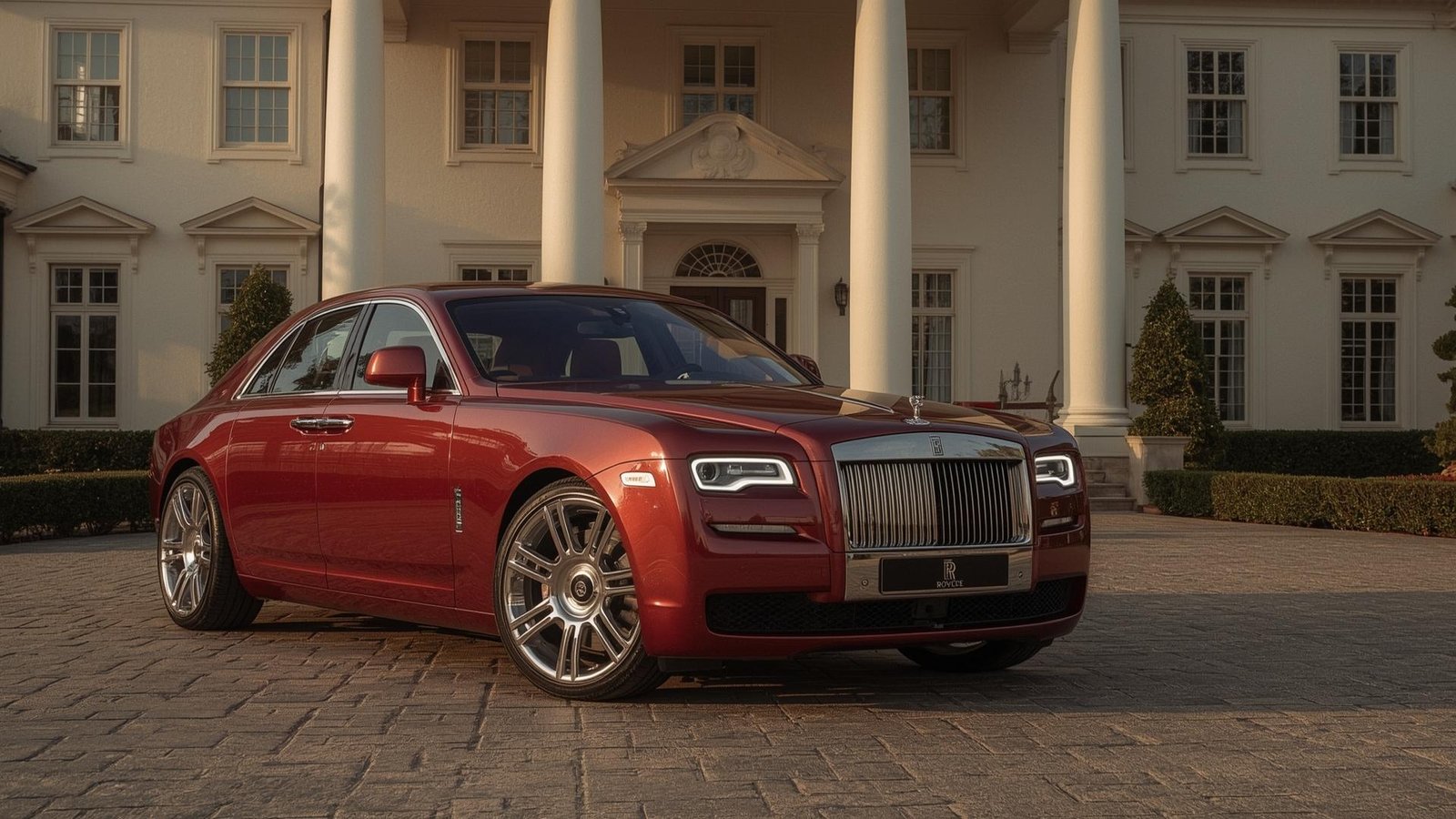 Download Free Rolls-Royce Mansion Luxury Wallpaper loading=
