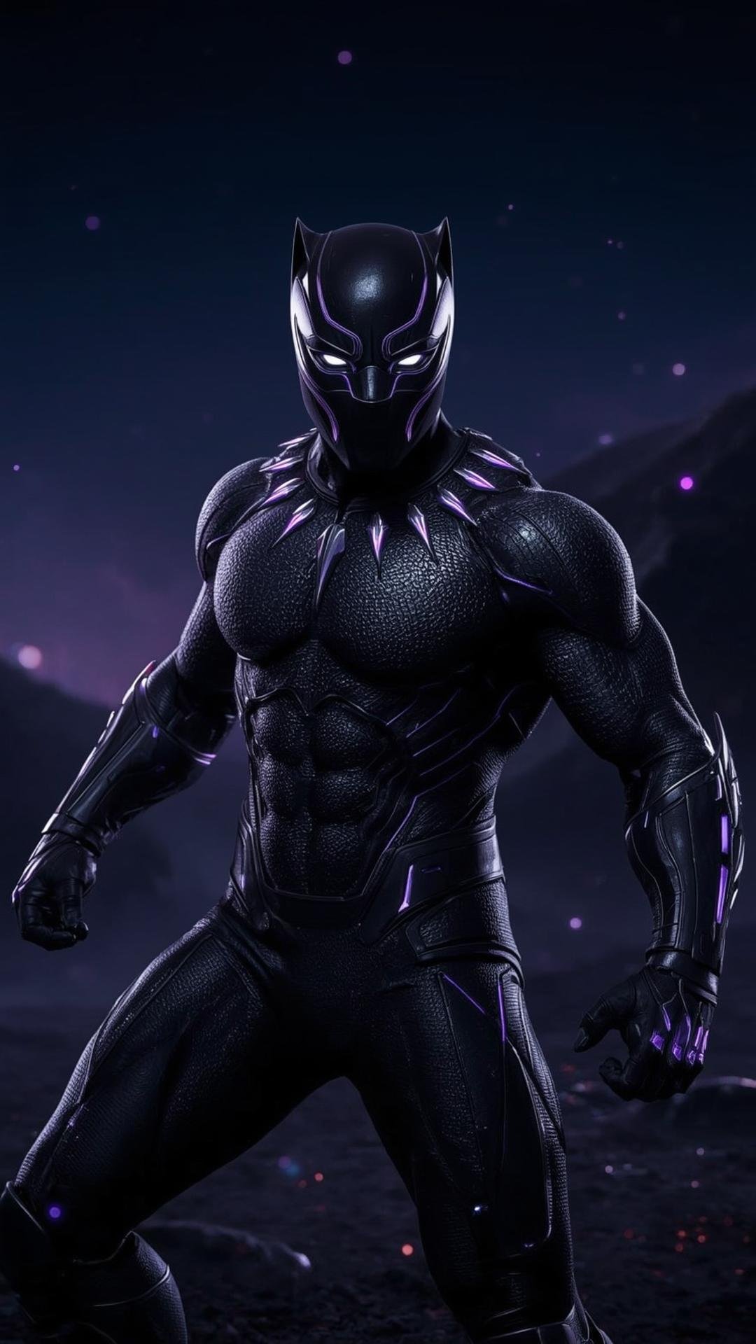 Download Free Black Panther Vibranium Wallpaper loading=