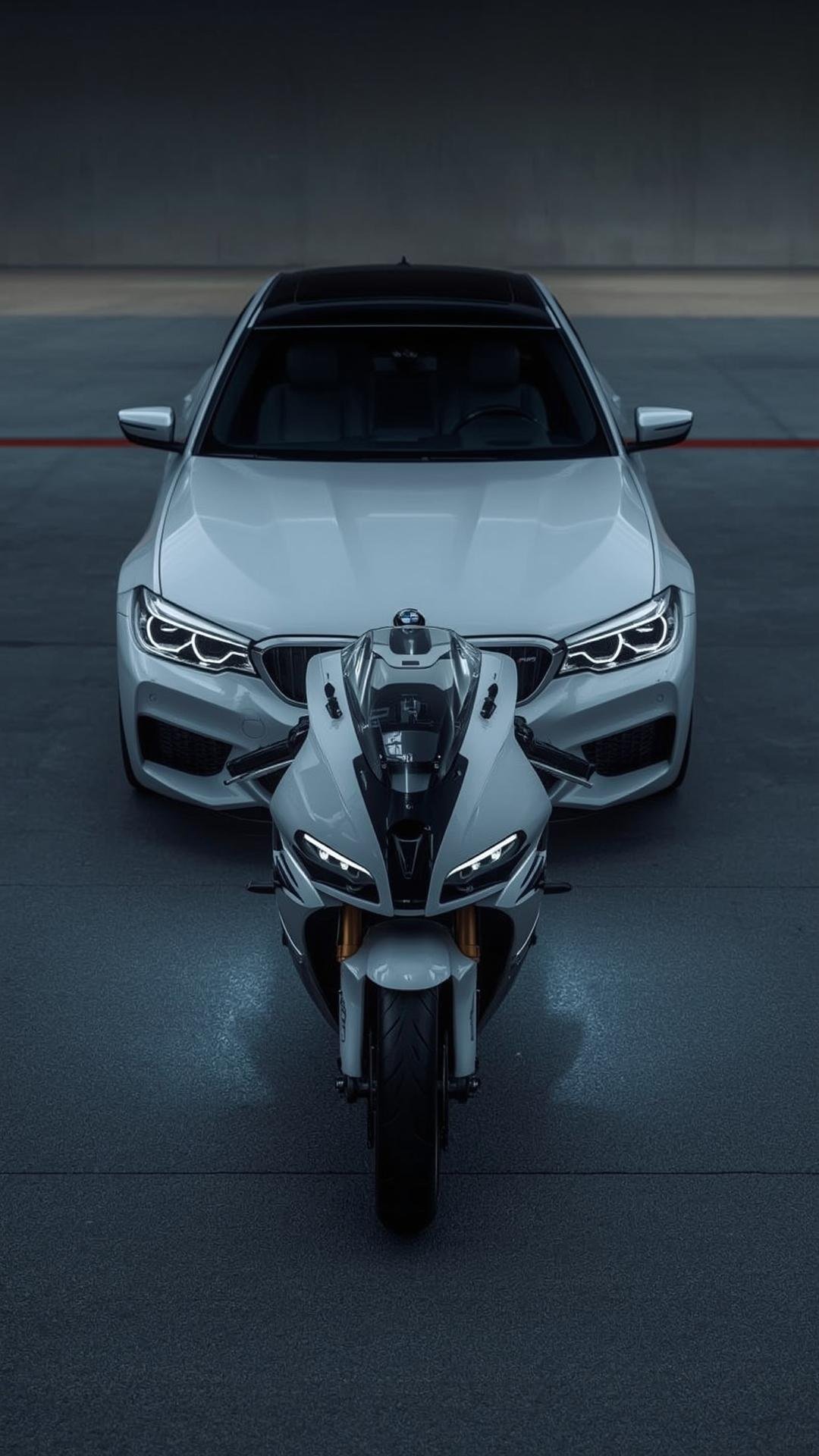 Download Free BMW S1000RR and M5 Wallpaper loading=