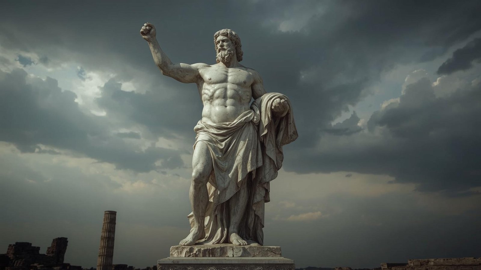 Download Free Zeus the Olympian God Wallpaper loading=