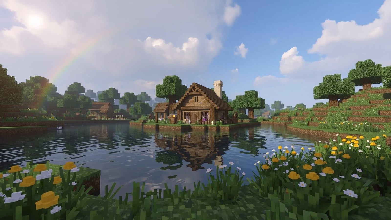 Download Free Minecraft Creative World Wallpaper loading=