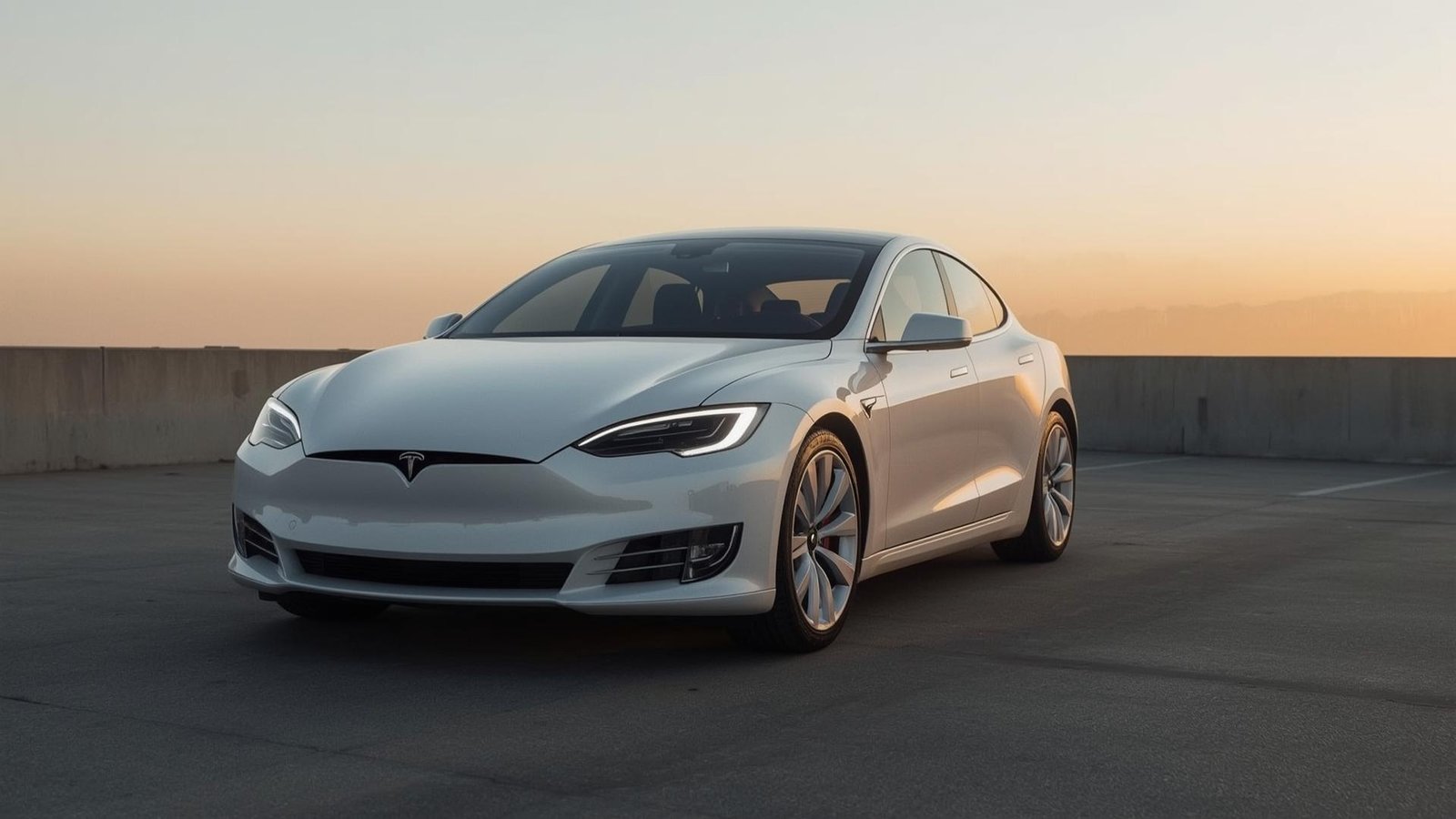 Download Free Tesla Electric Car Background loading=