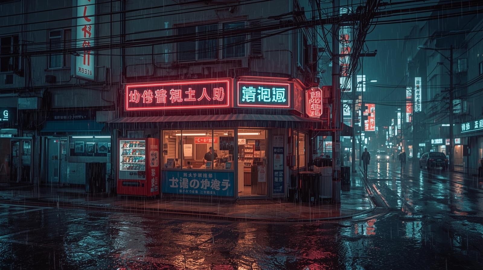 Download Free Anime Shop Wallpaper For PC loading=