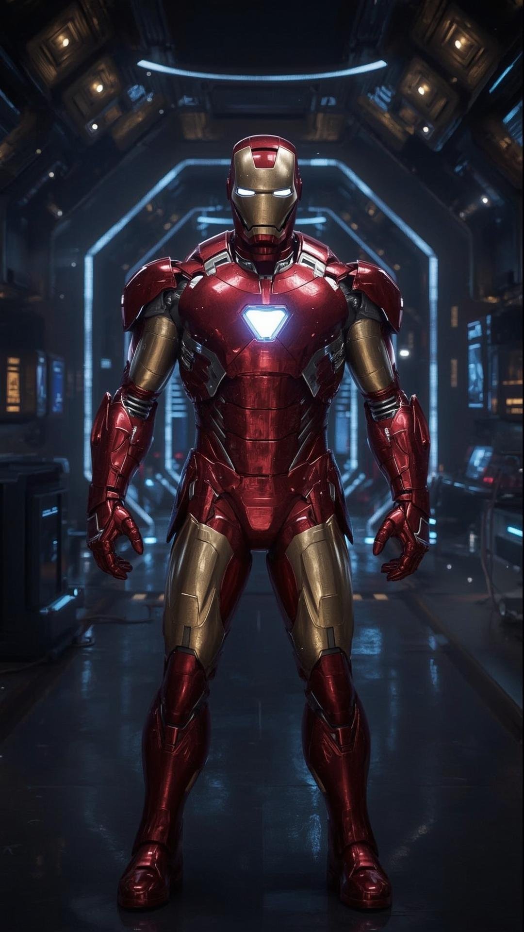 Download Free Iron man lock screen Wallpaper loading=