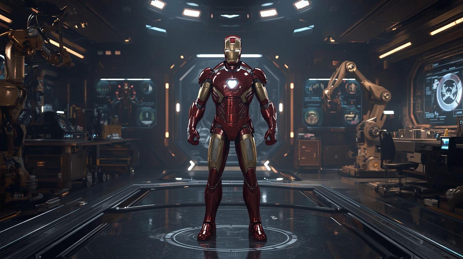 Download Free Iron man lock screen 4k loading=