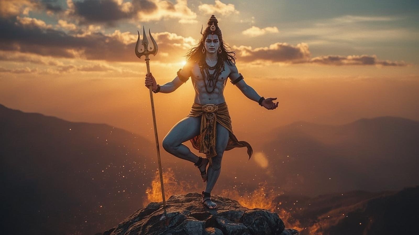 Download Free Mahakal Doing Tandav Wallpaper loading=