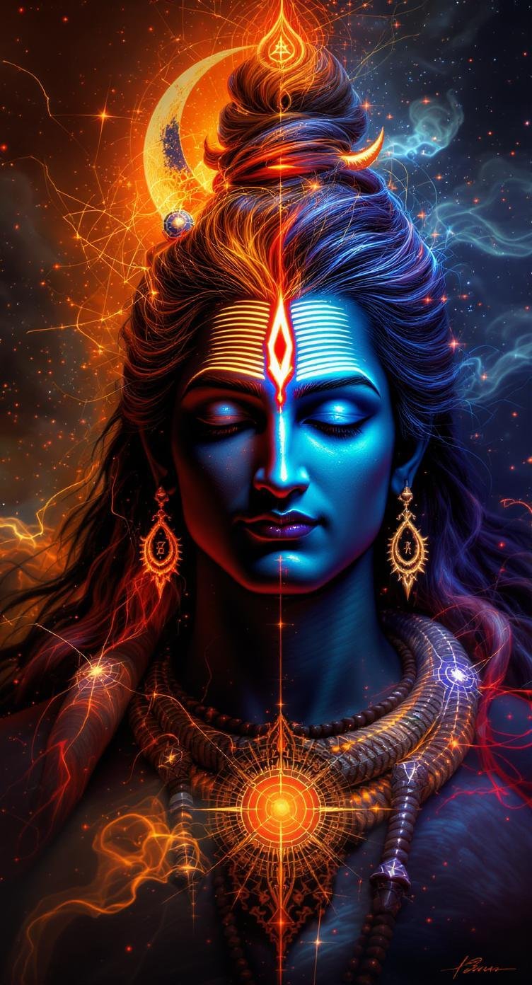 Download Free Mahadev and Parvati Mata Wallpaper loading=