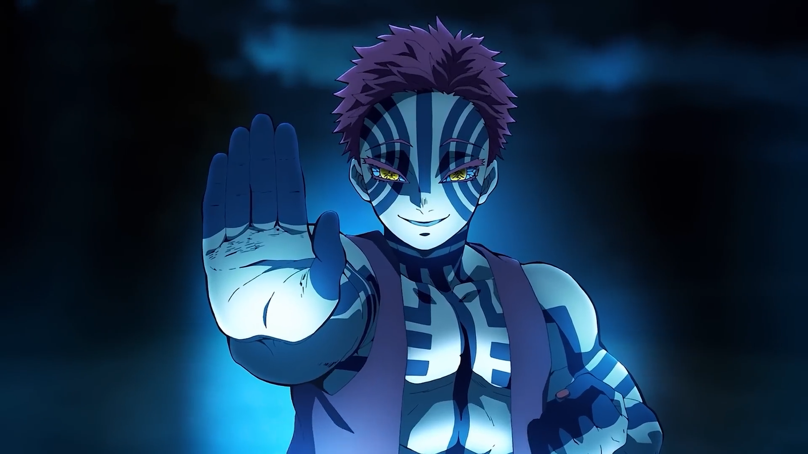 Download Free Akaza Demon Slayer HD Wallpaper loading=