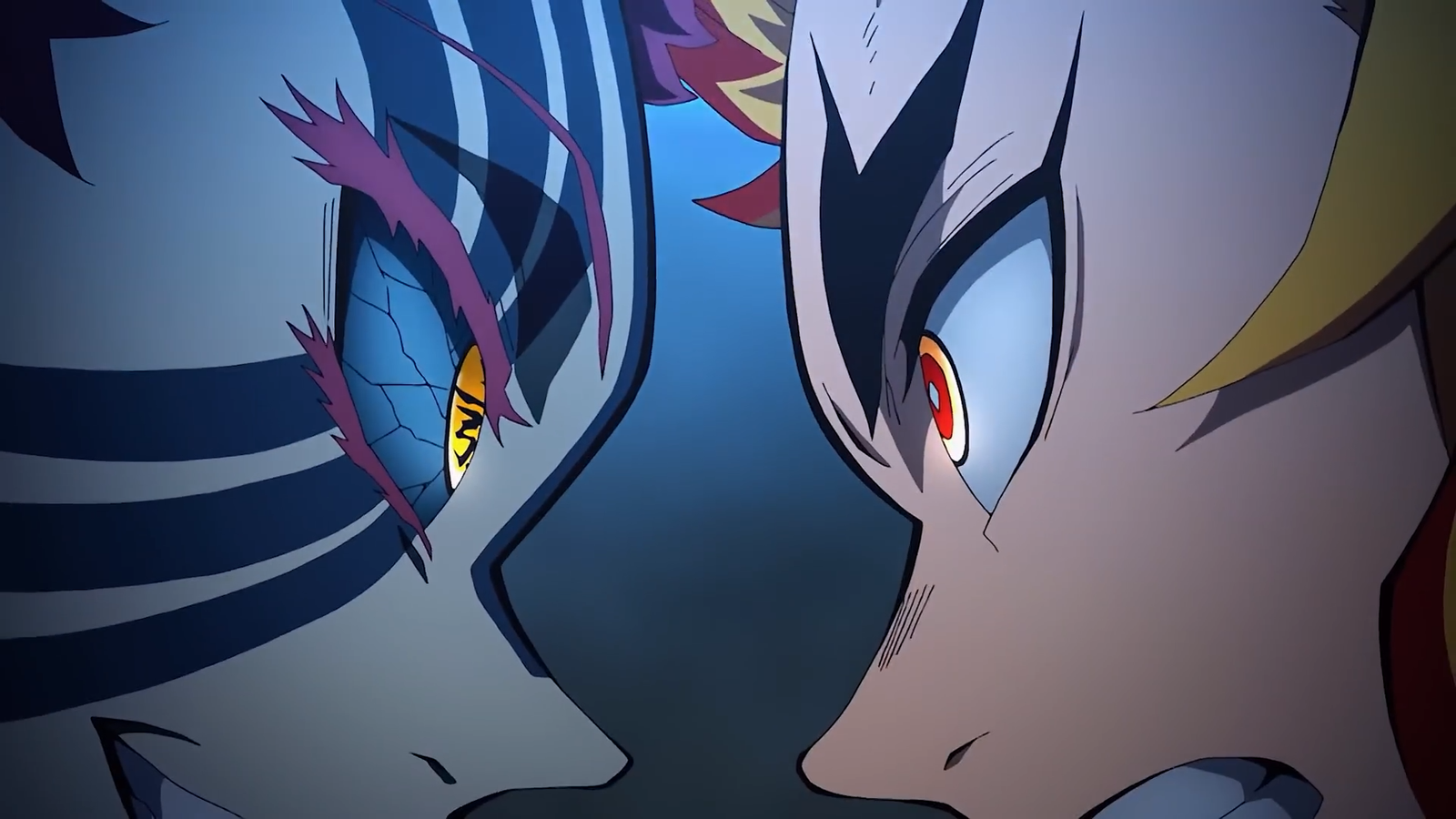 Download Free Akaza vs Rengoku Wallpaper 4K loading=
