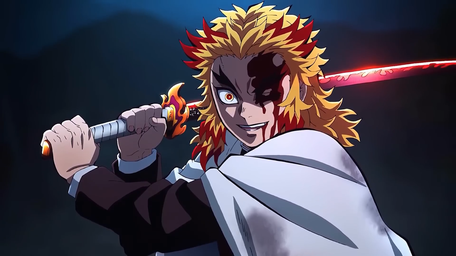Download Free Rengoku Flame Hashira Wallpaper HD loading=