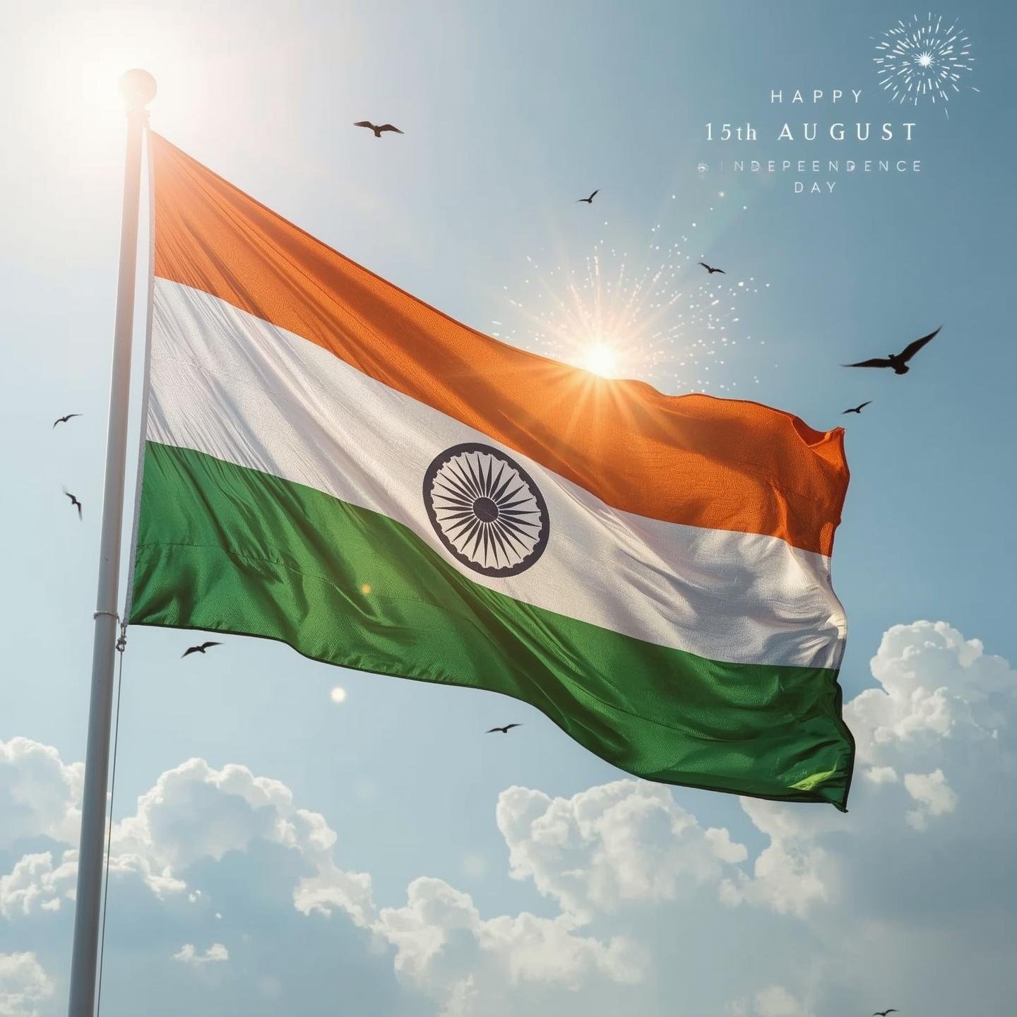 Download Free Indian Flag Wallpaper for 15 August