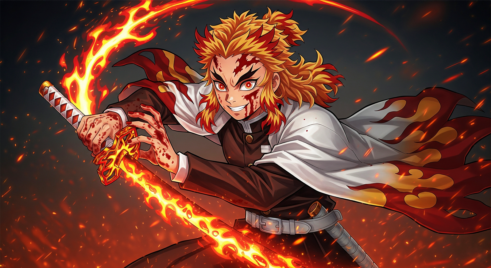 Download Free Rengoku wallpaper 4k laptop