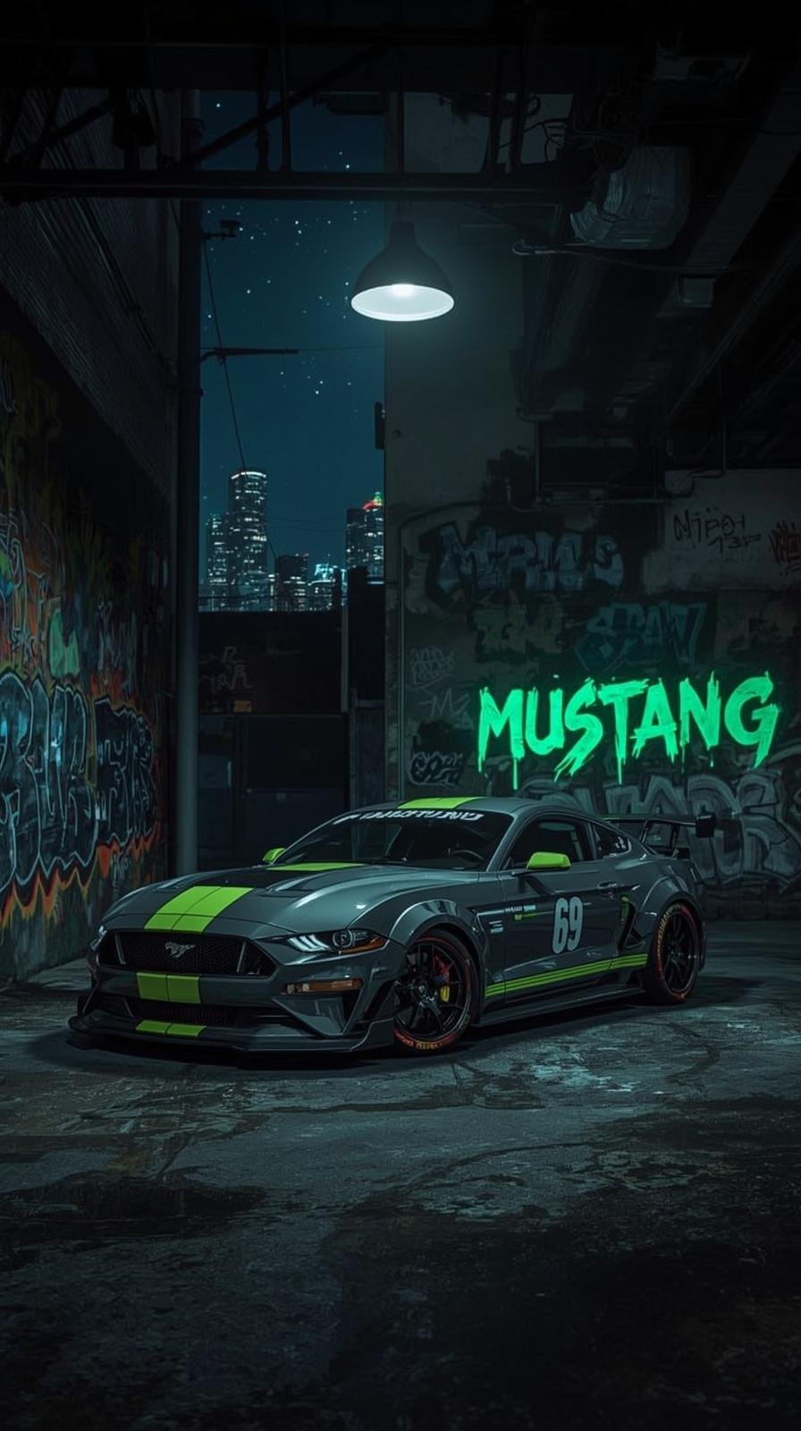 Download Free iphone lock screen mustang wallpaper