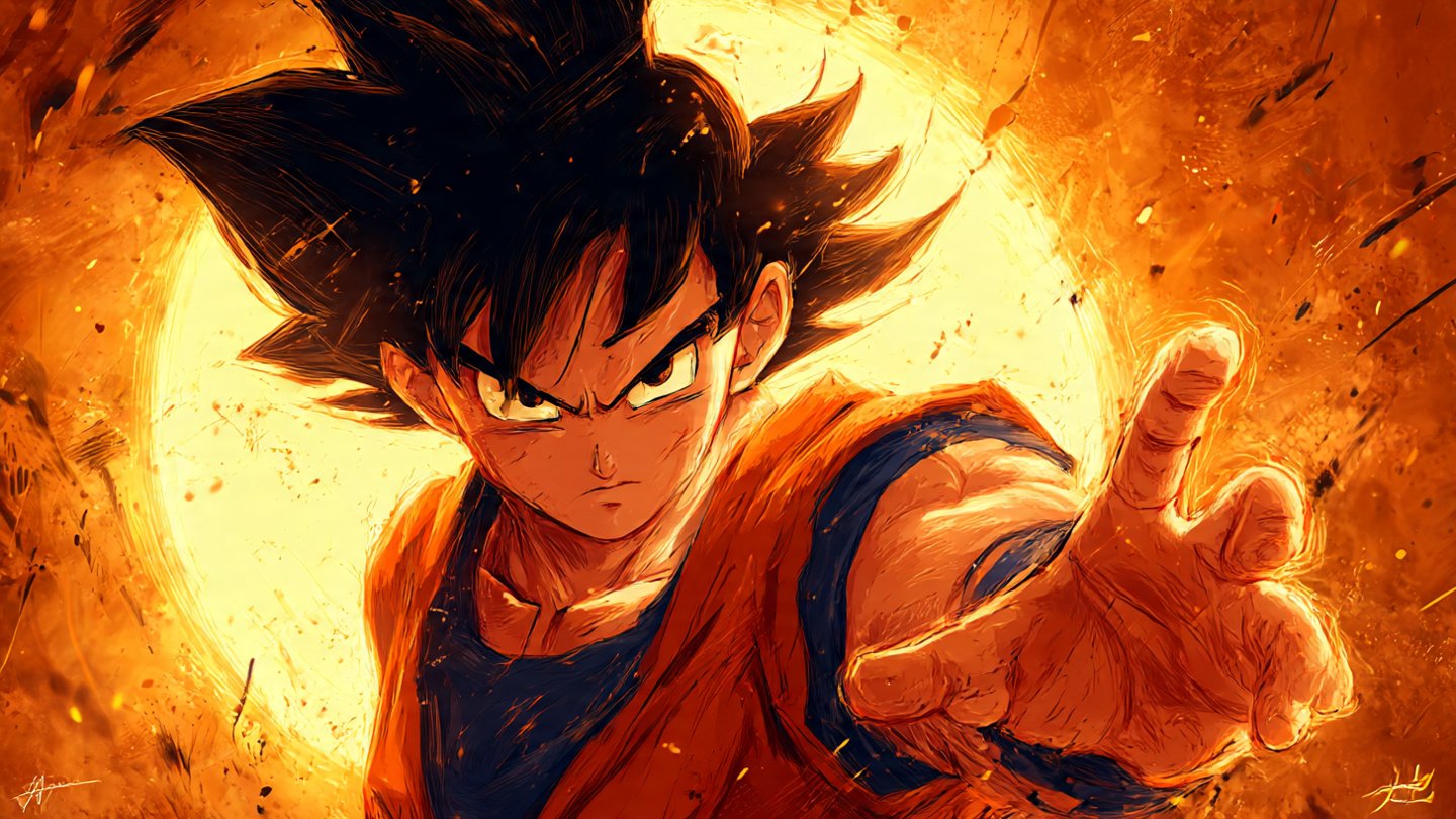 Goku Anime Art 4k Wallpaper - Download at FreezyStock