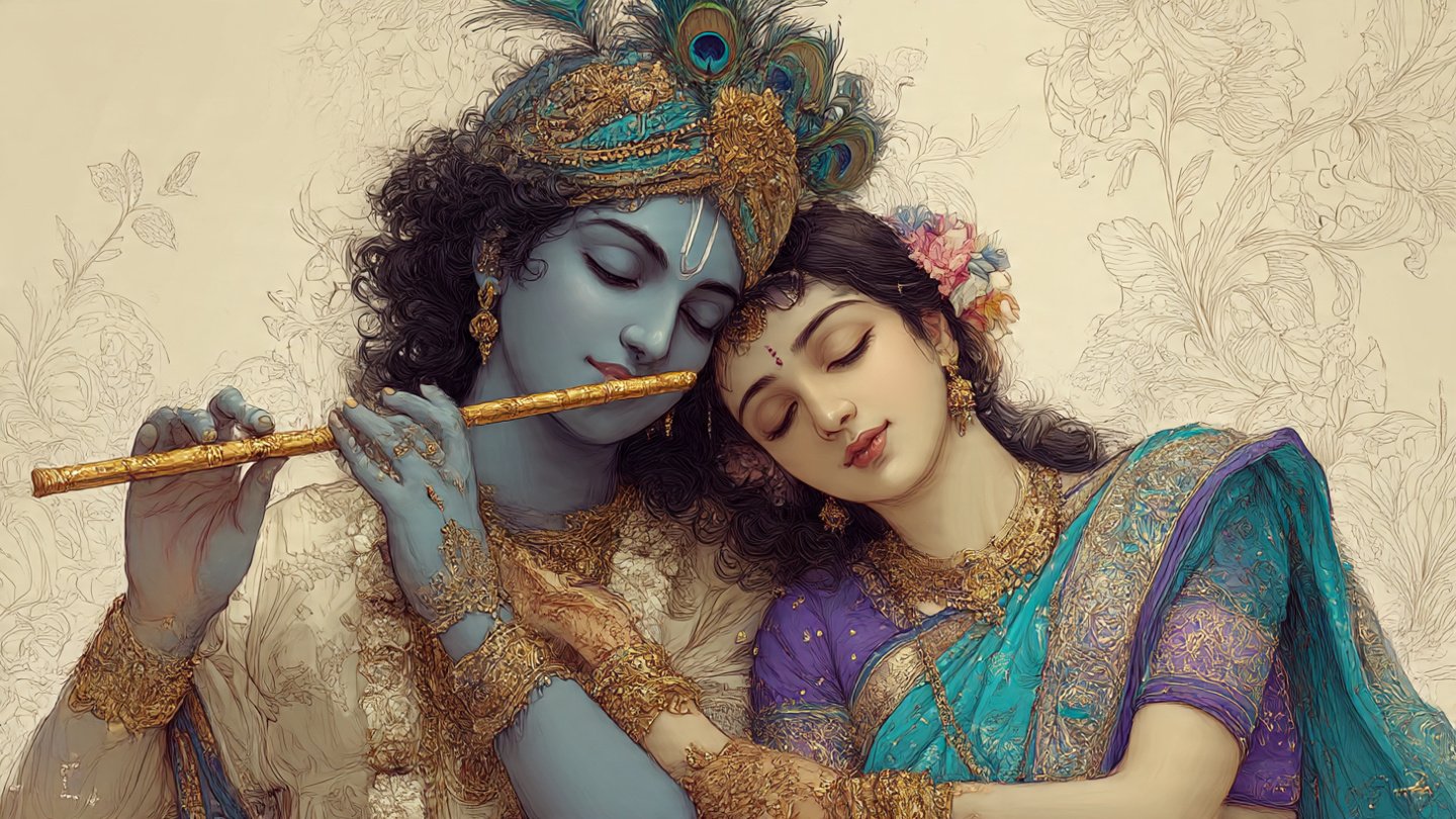 Radha Krishna Hd Wallpaper - Download at FreezyStock