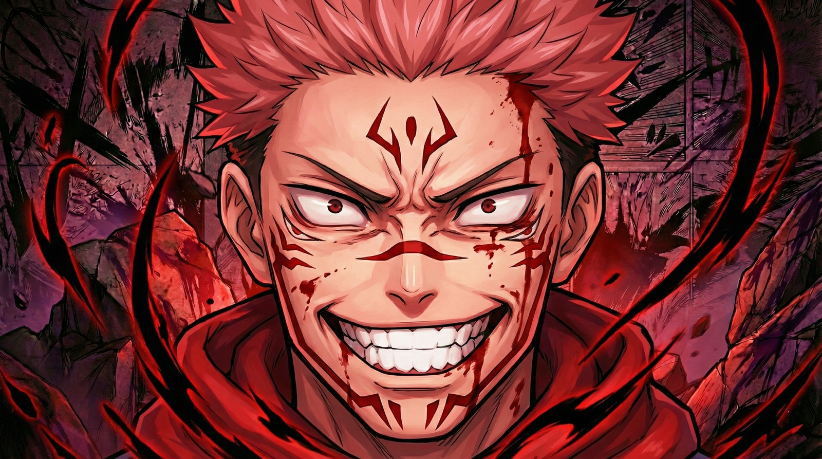 Sukuna Red Eyes 4k Wallpaper - Download at FreezyStock