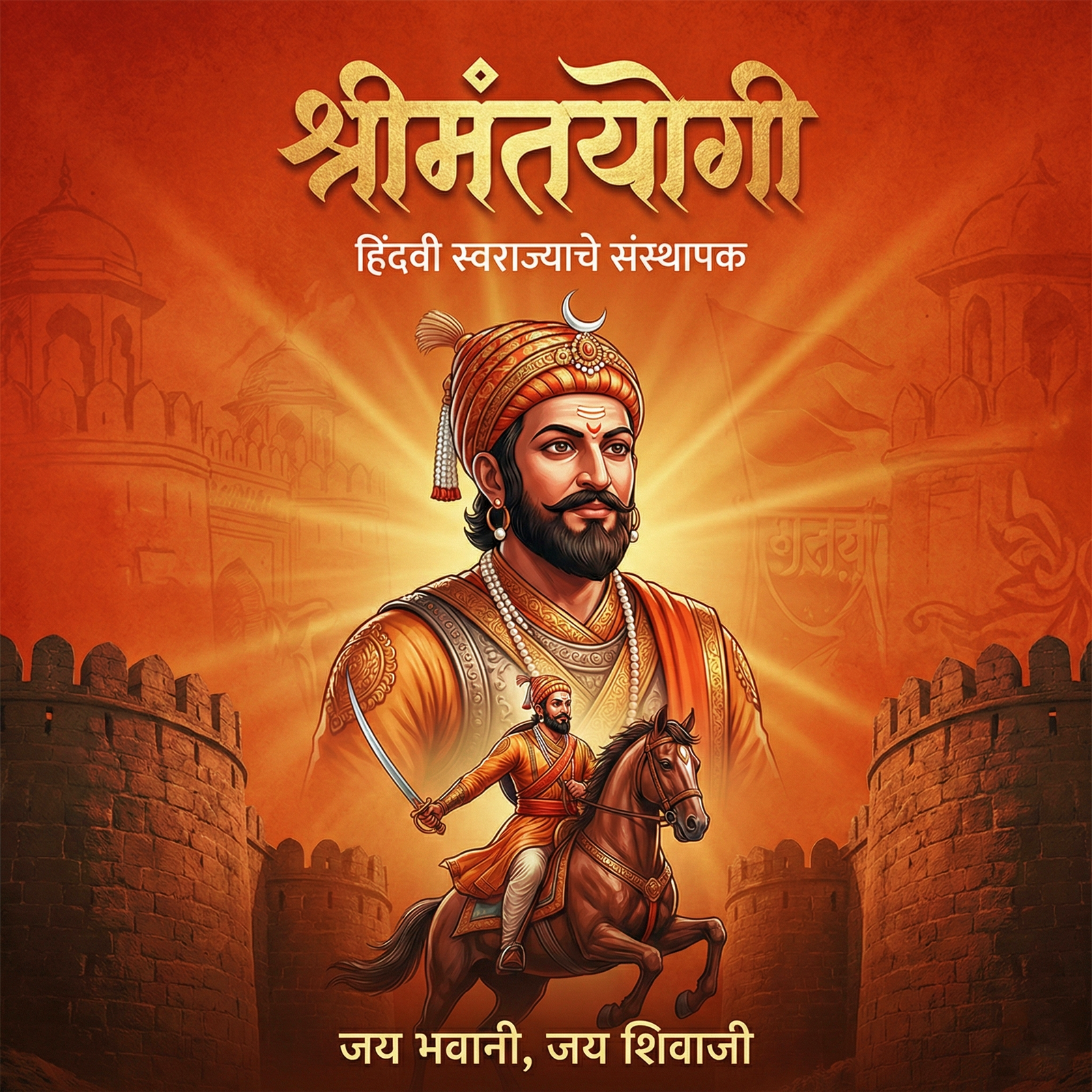 Shiv Jayanti Square Images For Instagram - Download at FreezyStock