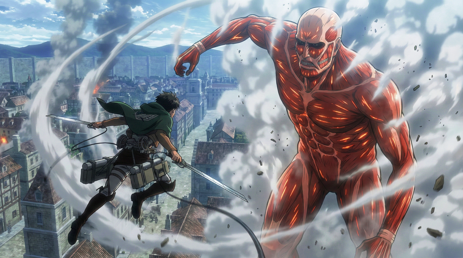 Attack On Titan Eren Yeager Portrait Wal - Download at FreezyStock