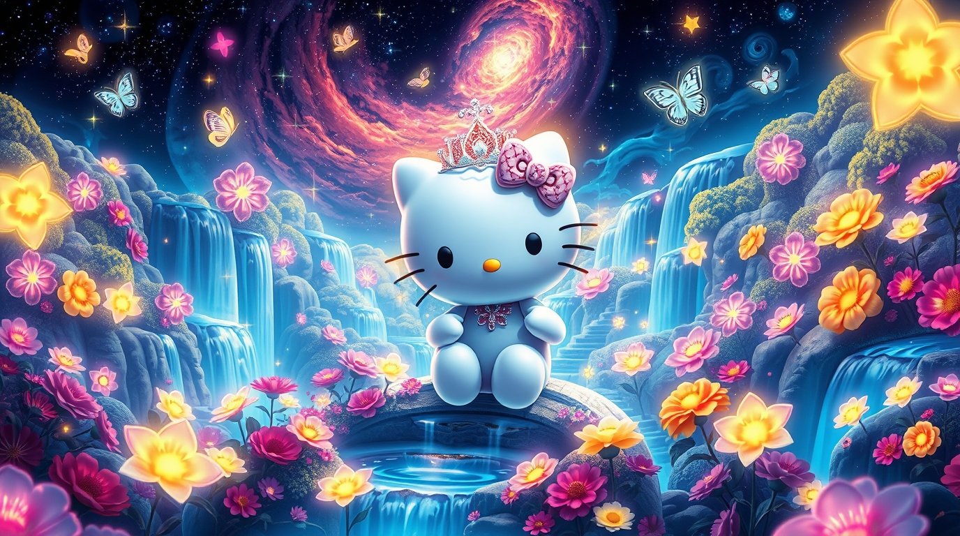 Hello Kitty Cute Pink Desktop Wallpaper - Download at FreezyStock