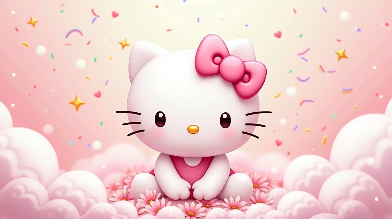 Hello Kitty Kawaii Laptop Wallpaper - Download at FreezyStock