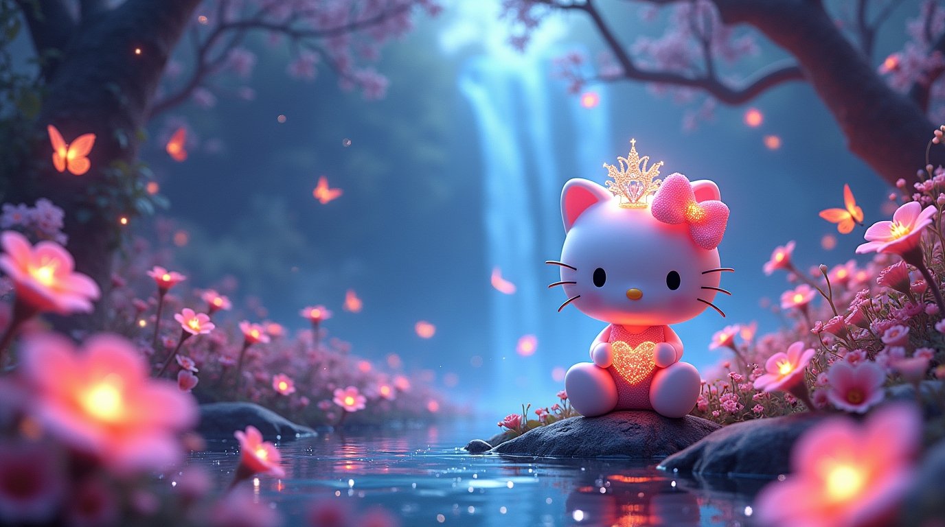 Hello Kitty 4k Desktop Background - Download at FreezyStock