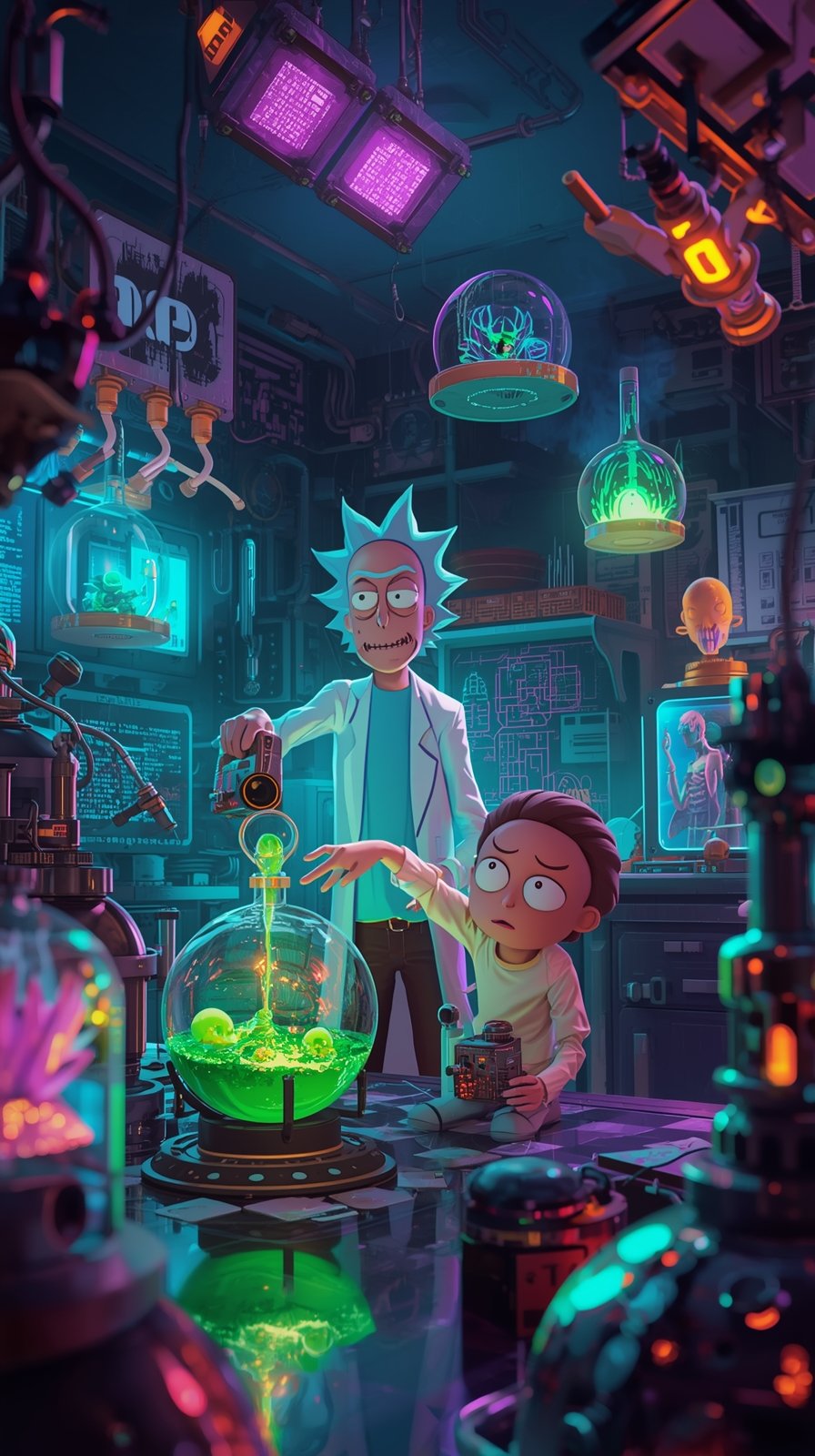 Rick And Morty Lock Screen Wallpaper Hd HD 4K wallpaper for mobile and desktop, free HD background download for iPhone and laptop - FreezyStock