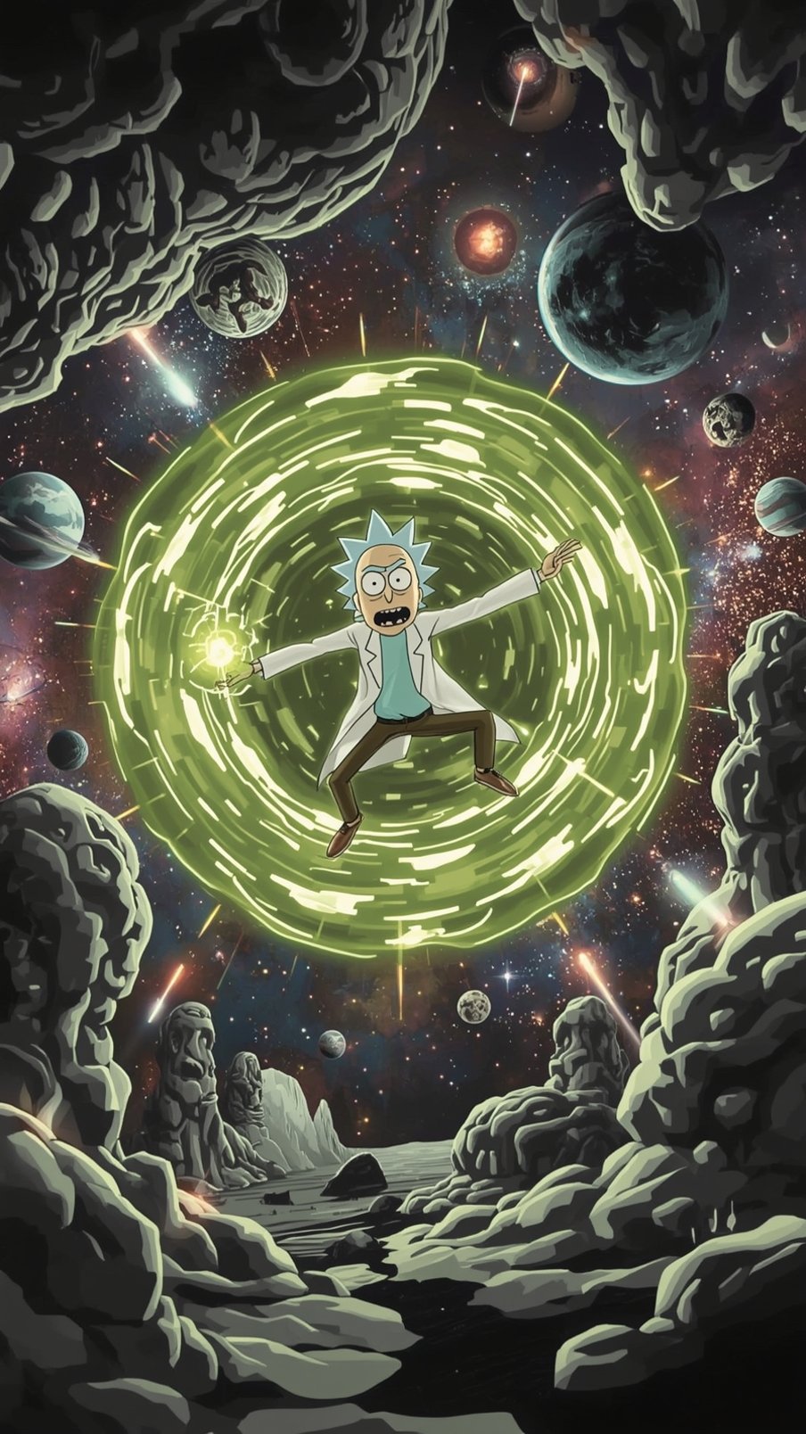 Rick And Morty Ultra Hd Phone Wallpaper HD 4K wallpaper for mobile and desktop, free HD background download for iPhone and laptop - FreezyStock