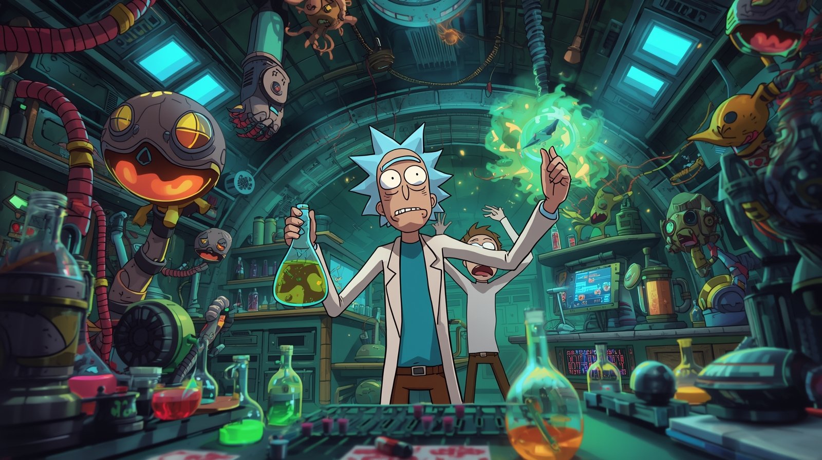 Rick And Morty Wallpaper 4k For Laptop HD 4K wallpaper for mobile and desktop, free HD background download for iPhone and laptop - FreezyStock