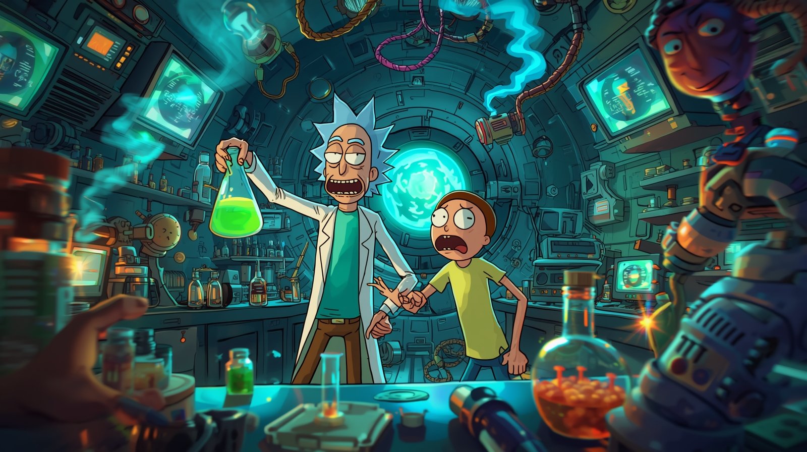 Rick And Morty Wallpaper Hd For Laptop HD 4K wallpaper for mobile and desktop, free HD background download for iPhone and laptop - FreezyStock