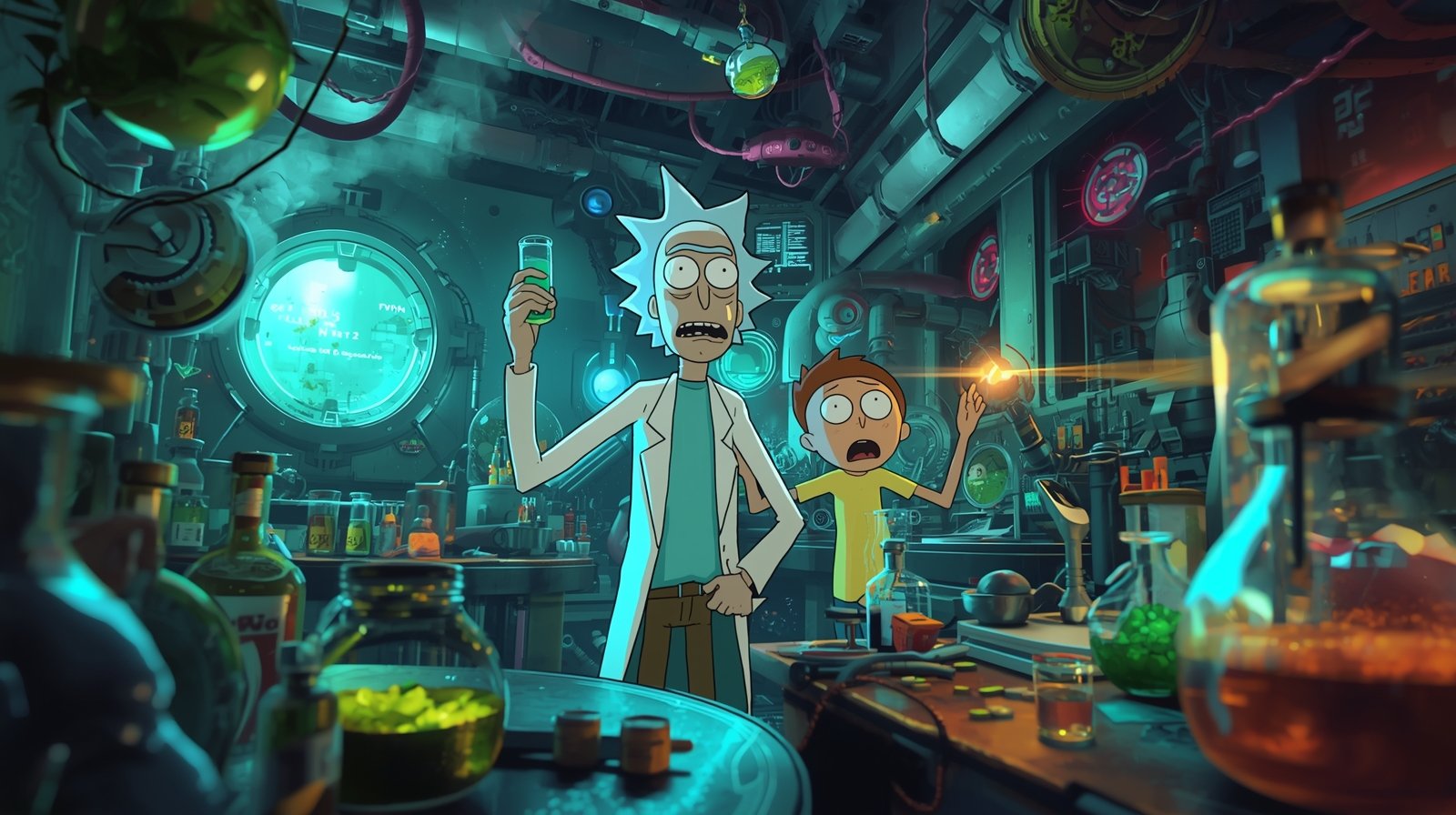 Rick And Morty 4k Laptop Wallpaper HD 4K wallpaper for mobile and desktop, free HD background download for iPhone and laptop - FreezyStock