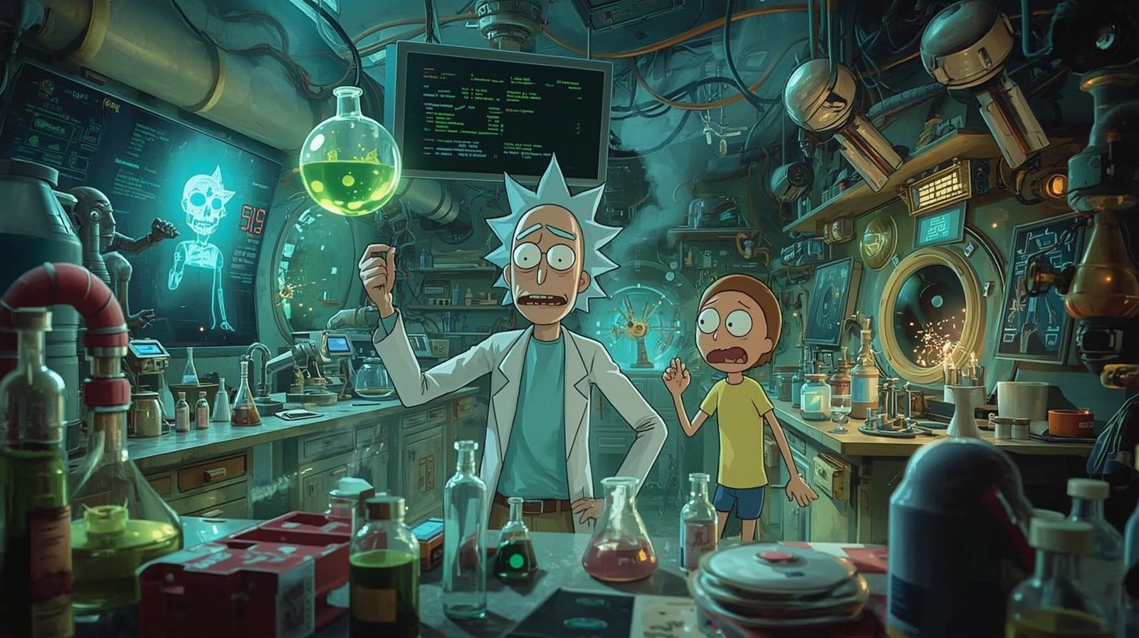 Rick And Morty Cool Laptop Wallpaper Hd HD 4K wallpaper for mobile and desktop, free HD background download for iPhone and laptop - FreezyStock