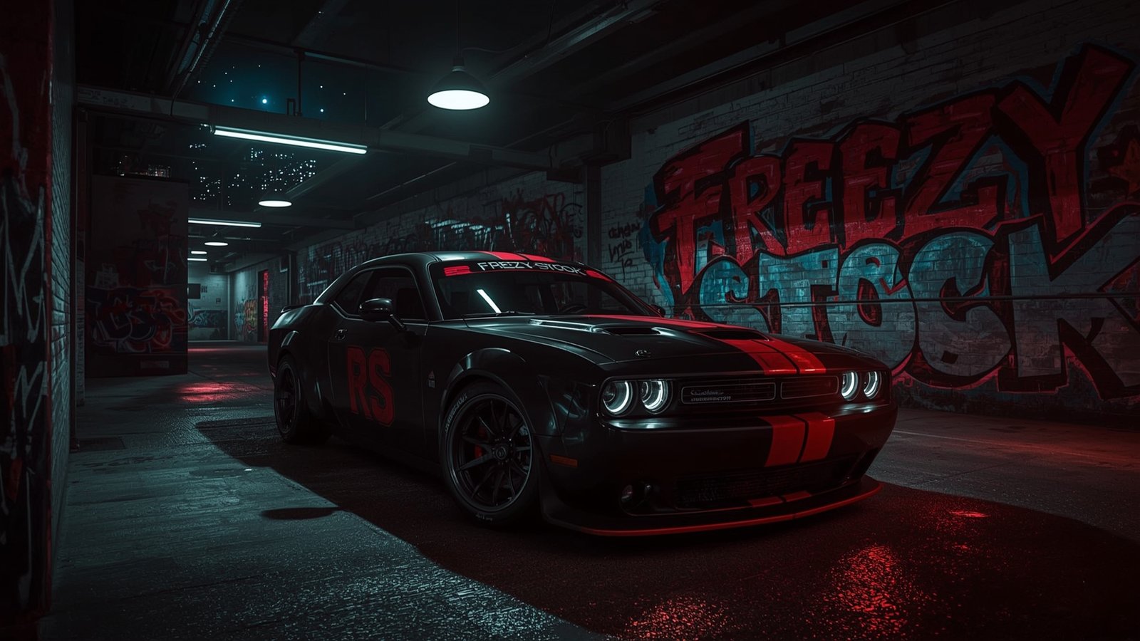 Black Mustang 4k Desktop Wallpaper HD 4K wallpaper for mobile and desktop, free HD background download for iPhone and laptop - FreezyStock