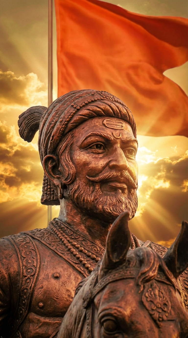 Shivaji Maharaj Hd Background For Phone HD 4K wallpaper for mobile and desktop, free HD background download for iPhone and laptop - FreezyStock