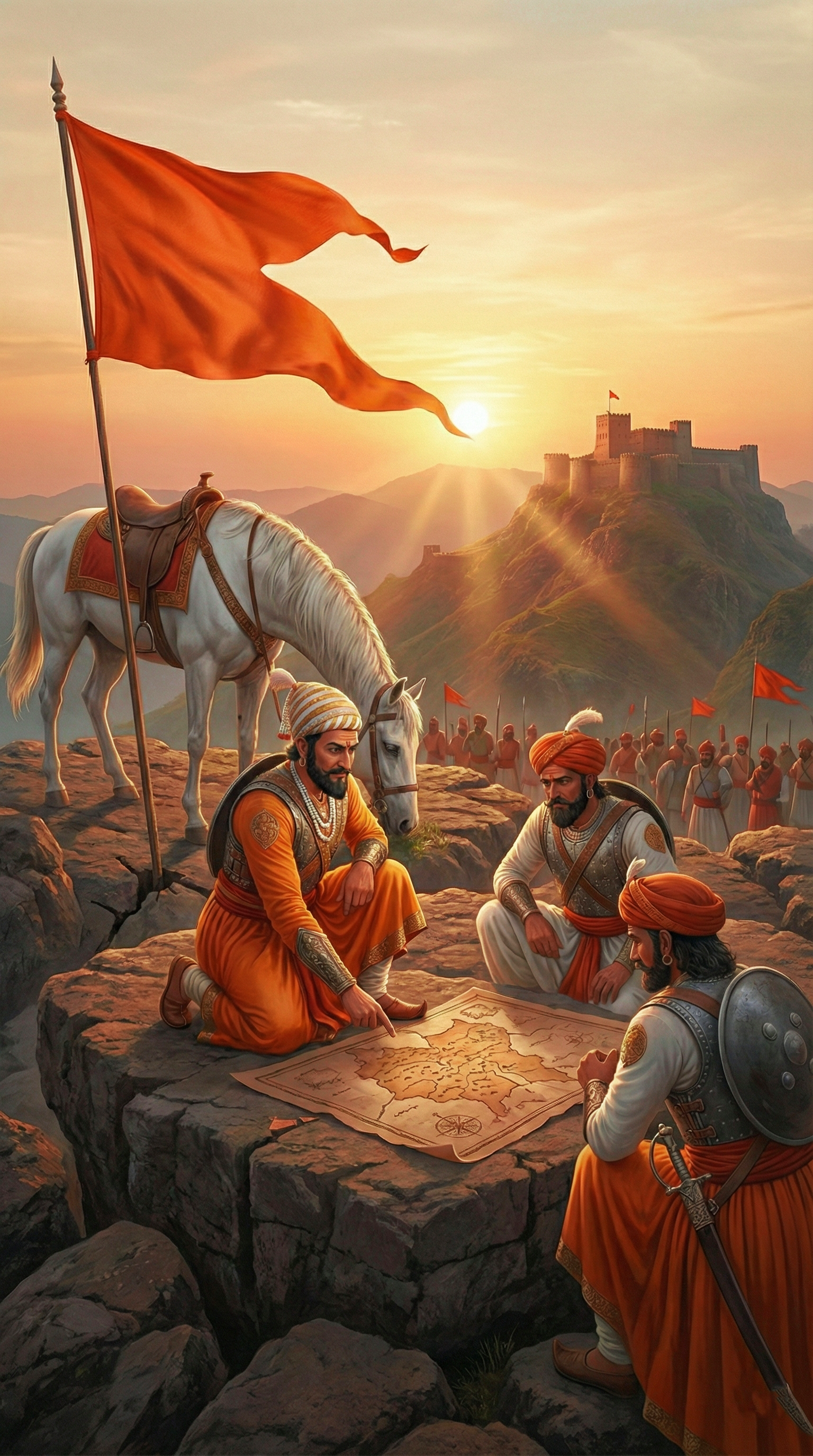 Shivaji Maharaj 4k Portrait Wallpaper HD 4K wallpaper for mobile and desktop, free HD background download for iPhone and laptop - FreezyStock