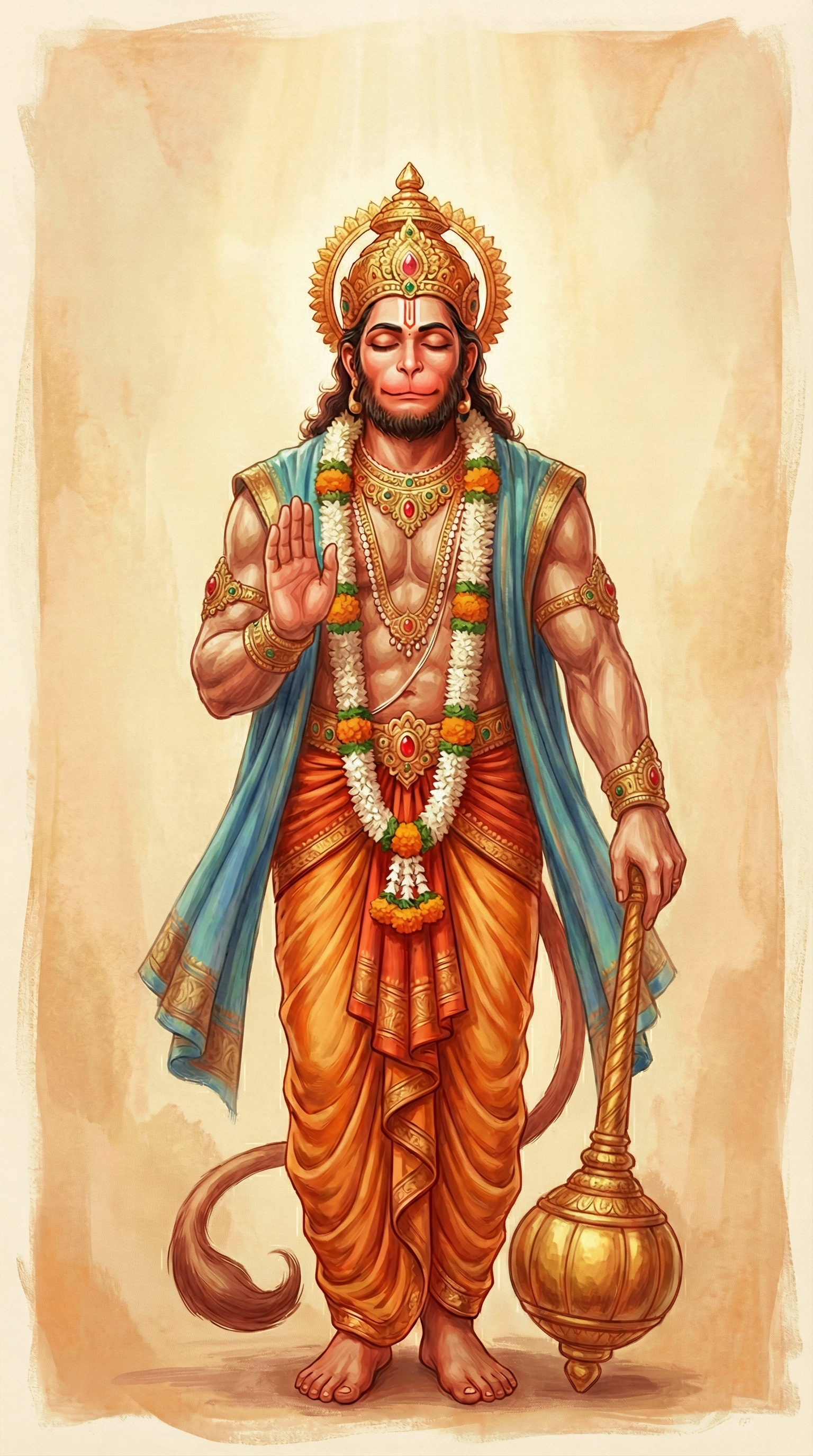 Hanuman 1080x1920 Iphone Wallpaper HD 4K wallpaper for mobile and desktop, free HD background download for iPhone and laptop - FreezyStock