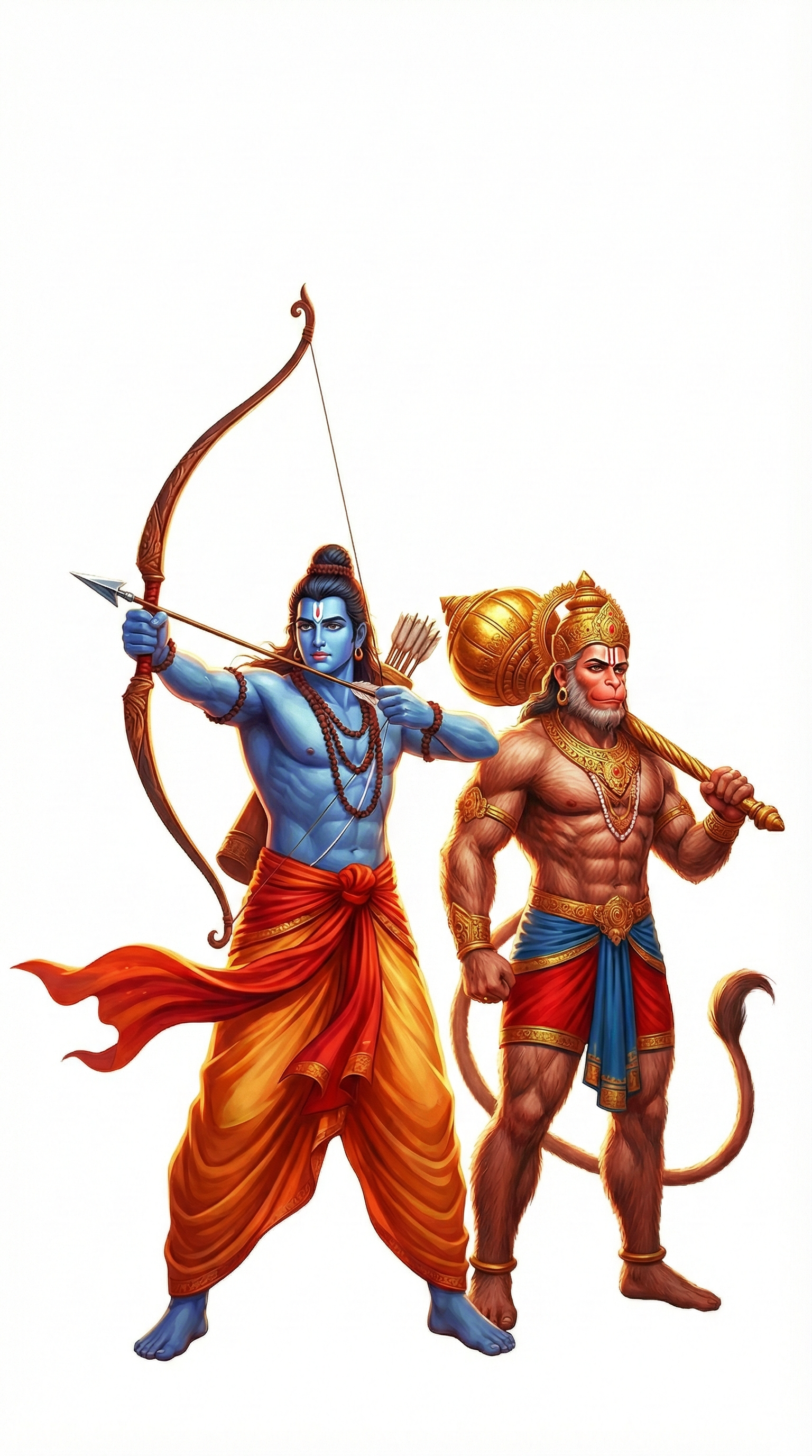 Hanuman Devotional Iphone Wallpaper HD 4K wallpaper for mobile and desktop, free HD background download for iPhone and laptop - FreezyStock